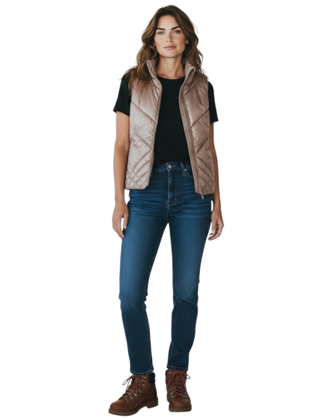 KENSIE Jeans Reversible Puffer Vest Size Medium -- PERFECT FOR FALL!!! - Picture 2 of 10